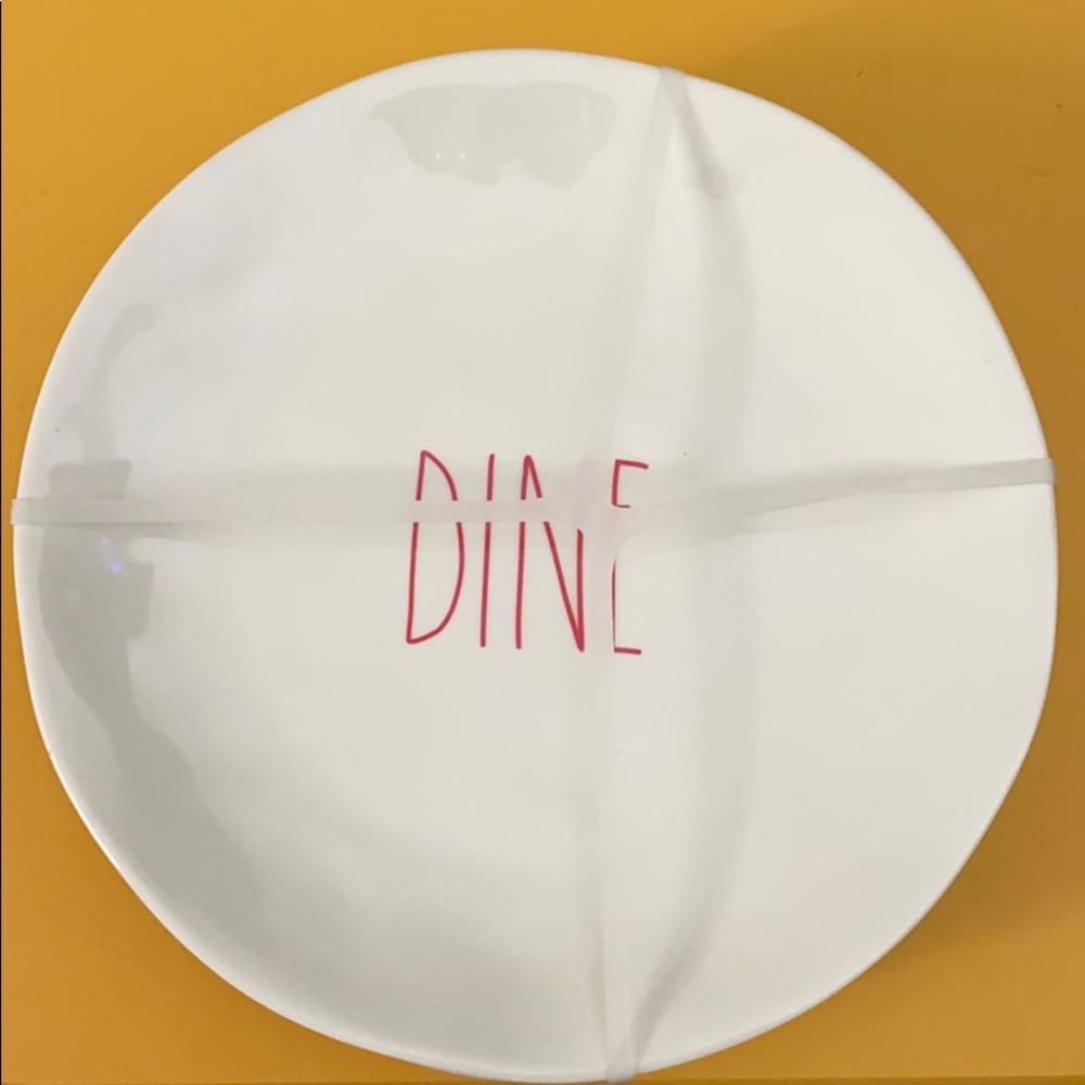 SALE 🔥Rae Dunn set of 4 “dine” plates NWT